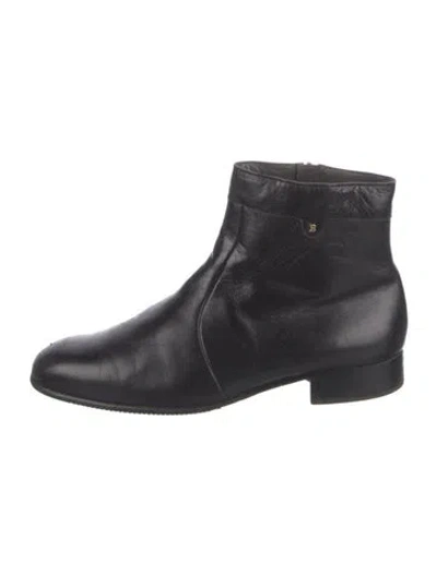 Pre-owned Bally Leather Boots In Black