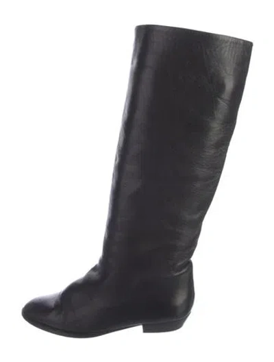Pre-owned Bally Leather Boots In Black