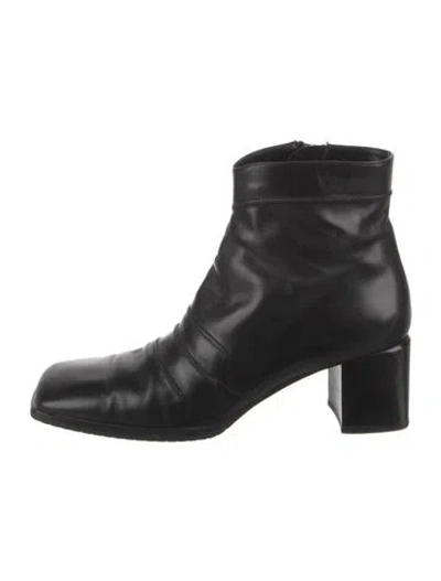 Pre-owned Bally Leather Boots In Black
