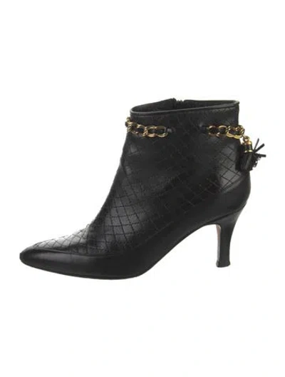 Pre-owned Bally Leather Boots In Black