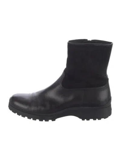 Pre-owned Bally Leather Boots In Black