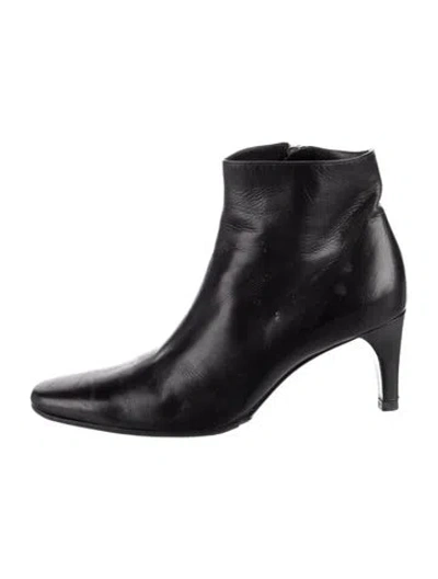 Pre-owned Bally Leather Boots In Black