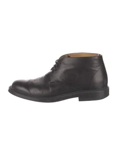 Pre-owned Bally Leather Boots In Black