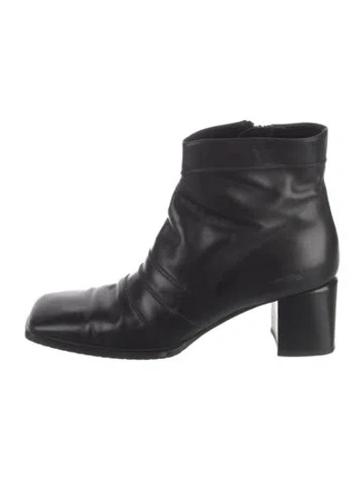 Pre-owned Bally Leather Boots In Black