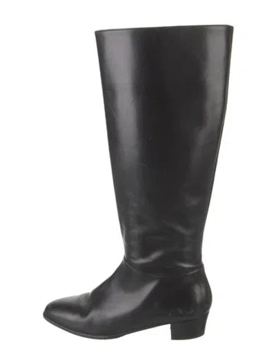 Pre-owned Bally Leather Boots In Black