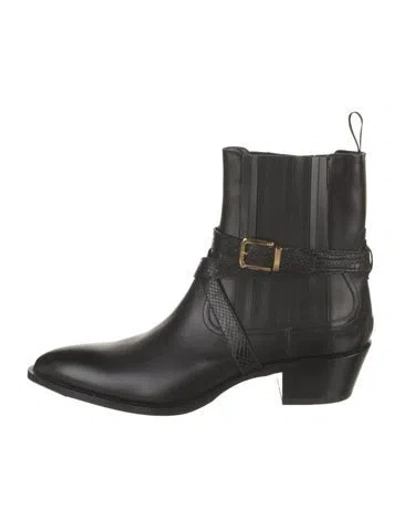 Pre-owned Bally Leather Boots In Black