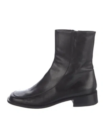 Pre-owned Bally Leather Boots In Black