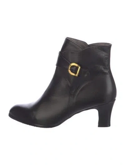 Pre-owned Bally Leather Boots In Black