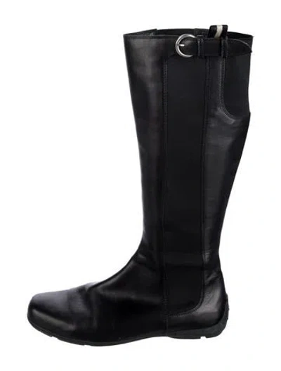 Pre-owned Bally Leather Boots In Black