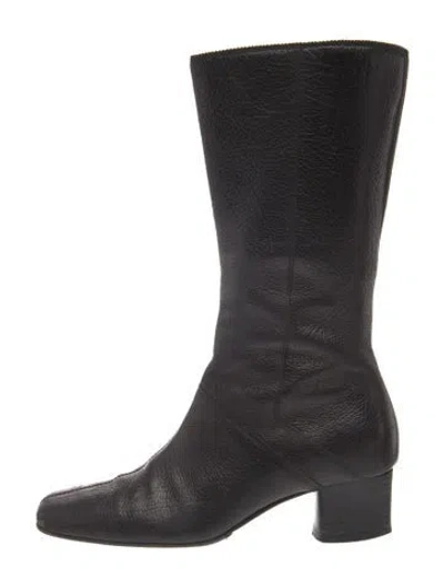 Pre-owned Bally Leather Boots In Black