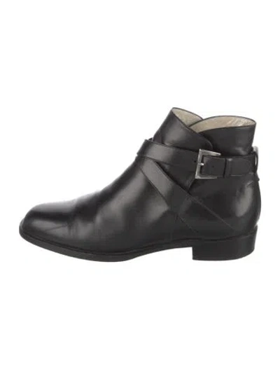 Pre-owned Bally Leather Boots In Black