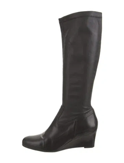 Pre-owned Bally Leather Boots In Black