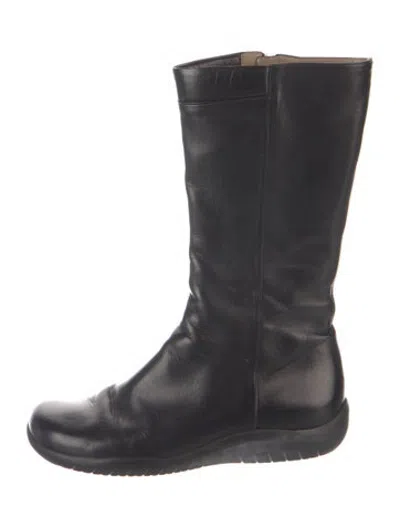 Pre-owned Bally Leather Boots In Black
