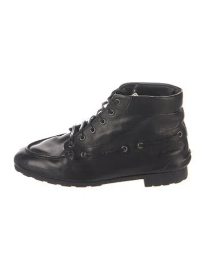 Pre-owned Bally Leather Boots In Black
