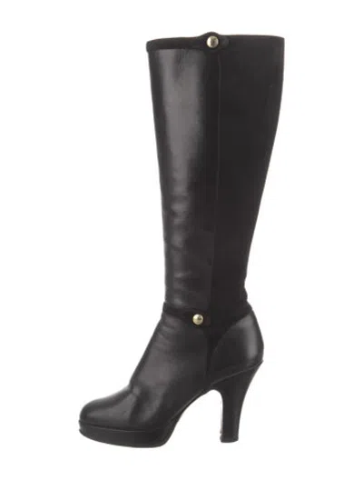 Pre-owned Bally Leather Boots In Black