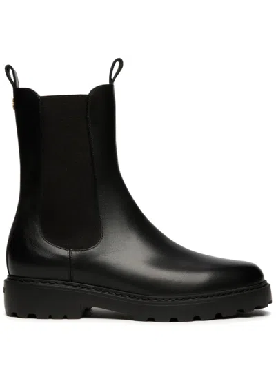 Bally Leather Boots In Black