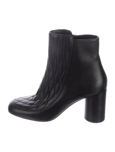 Pre-owned Bally Leather Boots In Black/blue