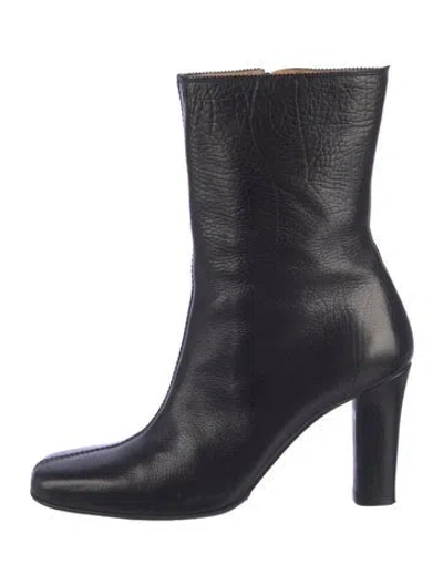 Pre-owned Bally Leather Boots In Blue