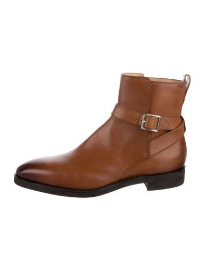 Pre-owned Bally Leather Boots In Brown