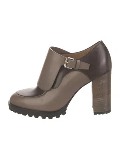 Pre-owned Bally Leather Boots In Brown