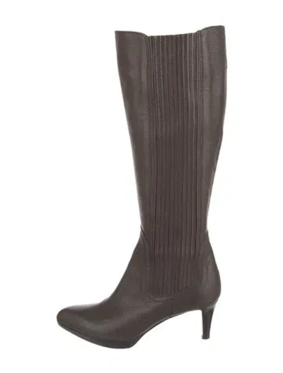 Pre-owned Bally Leather Boots In Brown