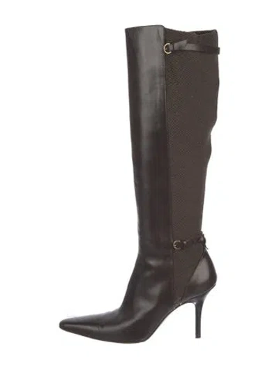 Pre-owned Bally Leather Boots In Brown