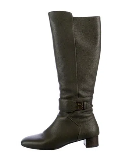 Pre-owned Bally Leather Boots In Green