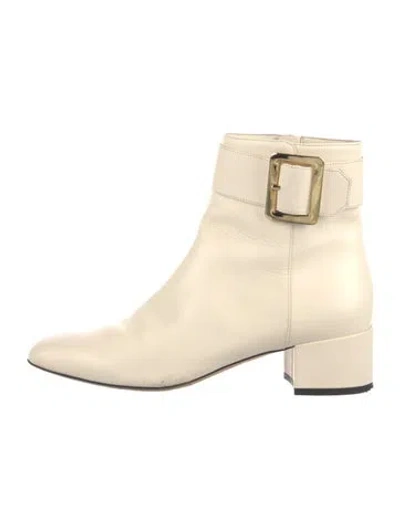 Pre-owned Bally Leather Boots In Neutrals