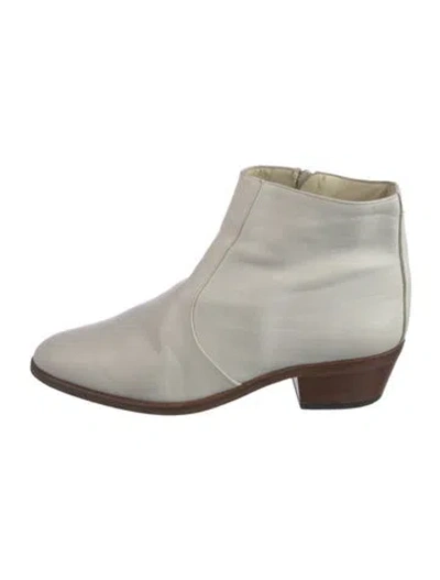 Pre-owned Bally Leather Boots In White