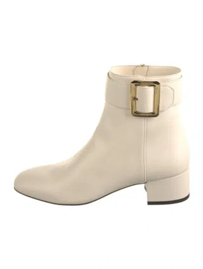 Pre-owned Bally Leather Boots In White