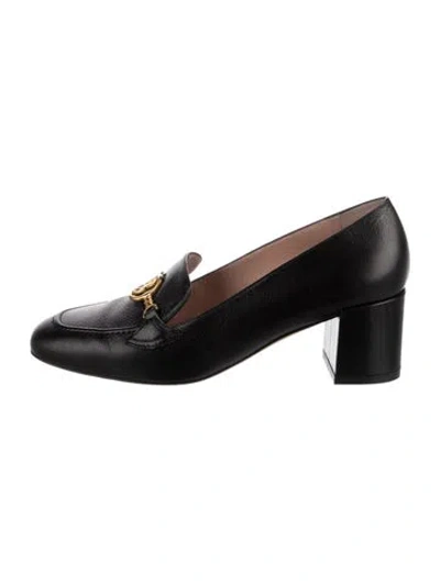 Pre-owned Bally Leather Braided Accents Pumps W/ Tags In Black