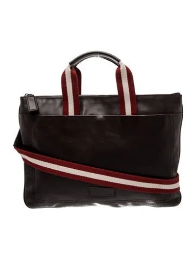 Pre-owned Bally Leather Briefcase In Multi