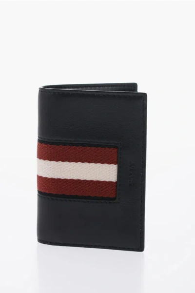 Bally Leather Brycen Wallet With Contrasting Detail In Metallic