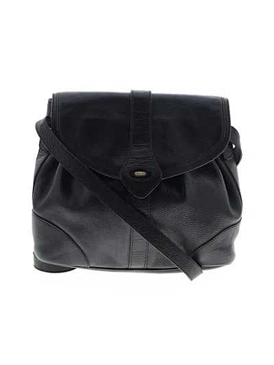 Pre-owned Bally Leather Bucket Bag In Black
