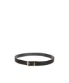 Bally Classic Rectangle Belt In Black