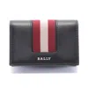 Bally Leather Business Card Case In Multi