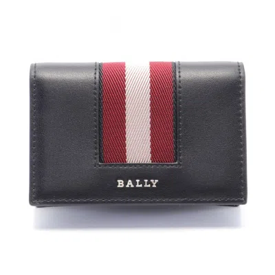 Bally Leather Business Card Case In Multi