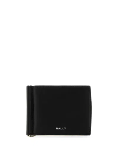 Bally Leather Card Holder In 黑色