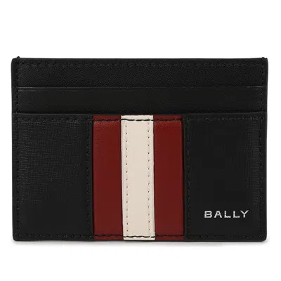 Bally Leather Card Holder In Black