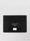 BALLY LEATHER CARDHOLDER WITH RECTANGULAR SHAPE AND CONTRAST TRIM