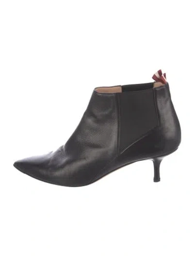 Pre-owned Bally Leather Chelsea Boots In Black