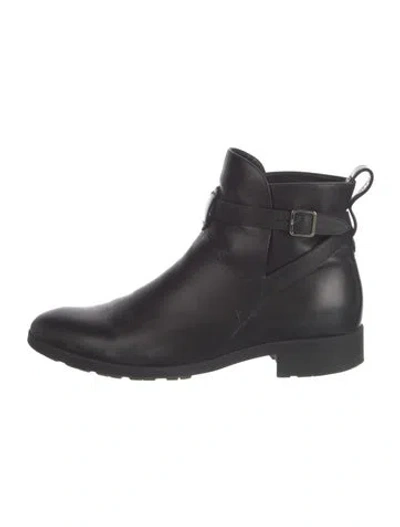 Pre-owned Bally Leather Chelsea Boots In Black
