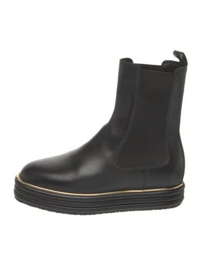 Pre-owned Bally Leather Chelsea Boots In Black
