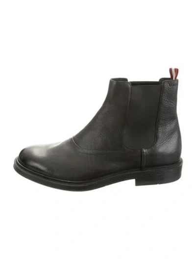Pre-owned Bally Leather Chelsea Boots In Green