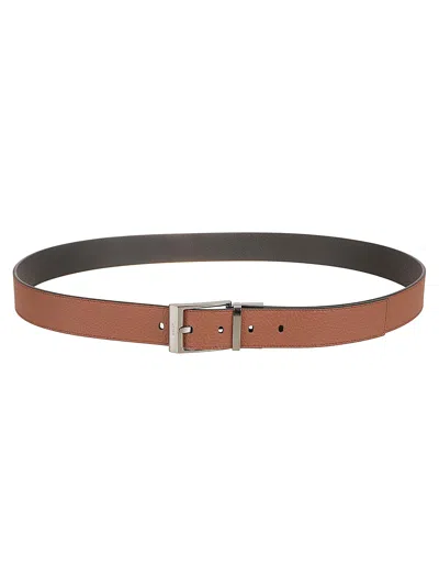 Bally Leather Classic Belt In Black