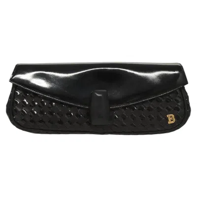 Pre-owned Bally Leather Clutch Bag () In Black