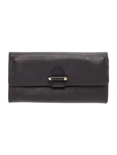 Pre-owned Bally Leather Clutch In Black