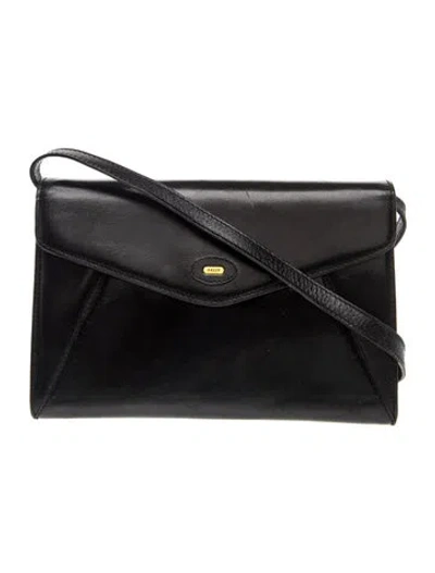 Pre-owned Bally Leather Clutch In Black