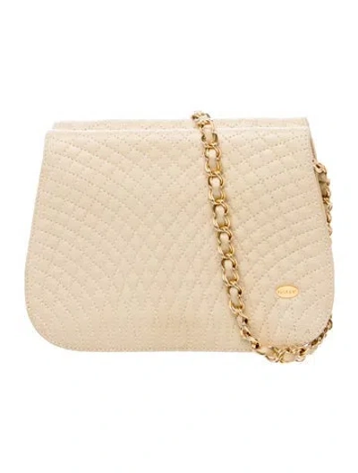 Pre-owned Bally Leather Clutch In Neutral