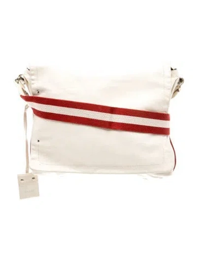 Pre-owned Bally Leather Clutch In Neutrals